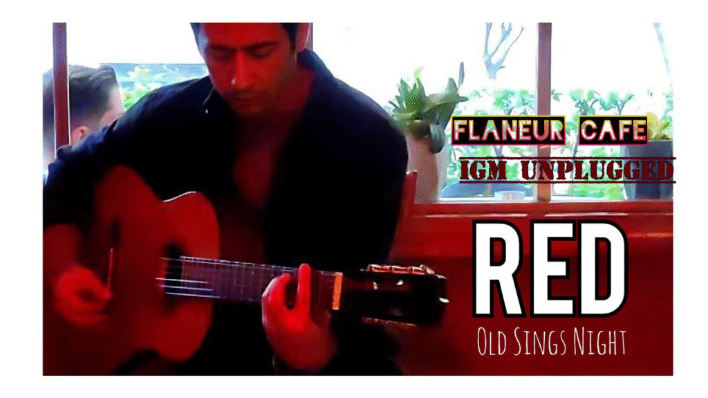 اجرای زنده قطعات راک با کلام Old School Songs Nigh شب گیتار و آواز با مسعود حسینی THE RED